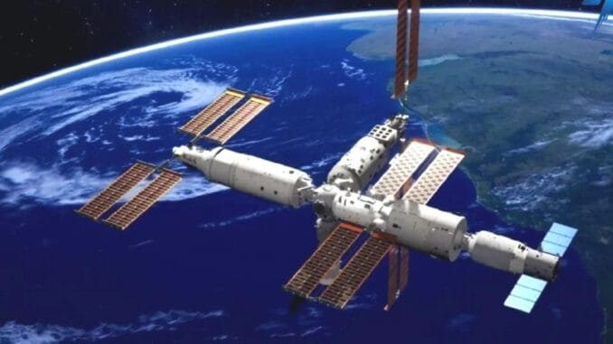 Space Shuttle Carrying Taykonauts Arrival in Tiengong: Mission Complete - Digital Media Engineering